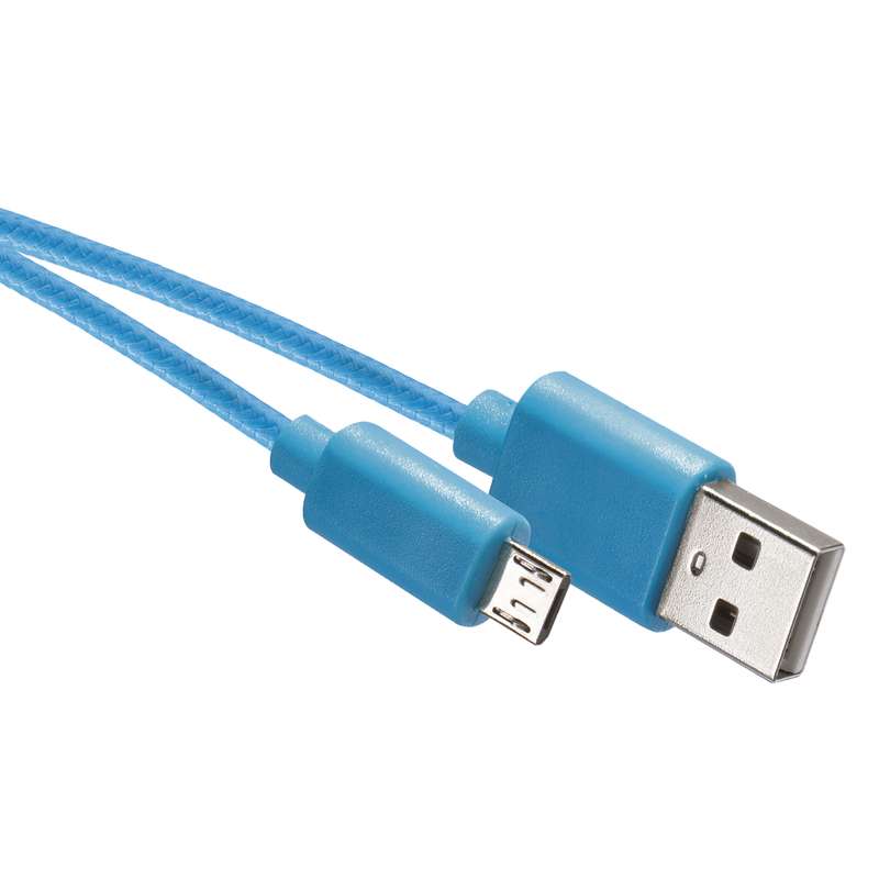 Levně Emos kabel Sm7006b Usb 2.0 A/m - micro B/m, 1m, modrý
