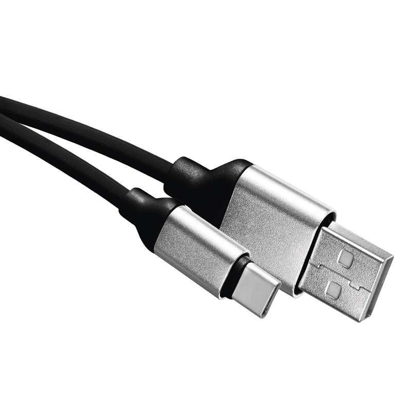 EMOS SM7025BL USB 2.0 A/M - C/M, 1m, černý