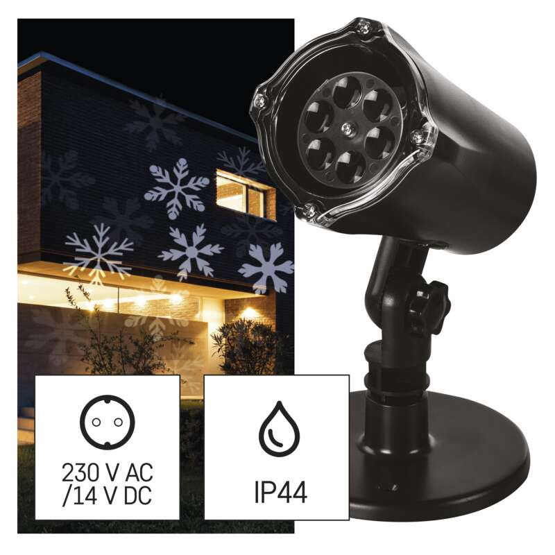 Emos DCPC02 LED dekorativní projektor, vločky