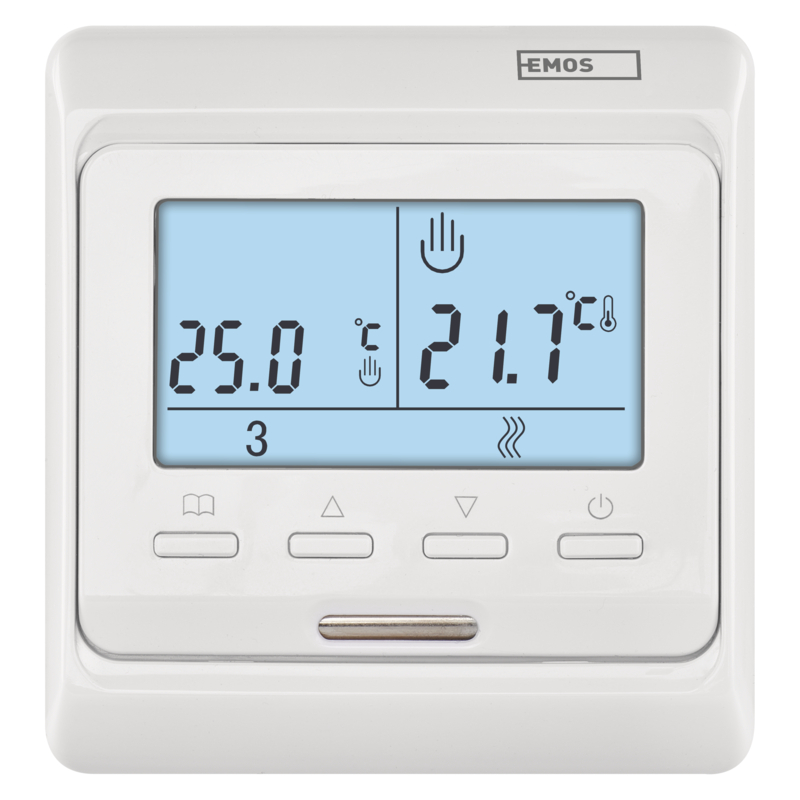Levně Emos termostat P5601uf Pokojový termostat pro podlahové topení drátový