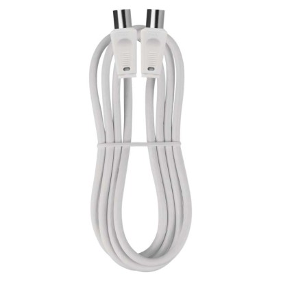 Levně Emos koaxiální kabel Anténní koaxiální kabel stíněný 1,25m rovné vidlice