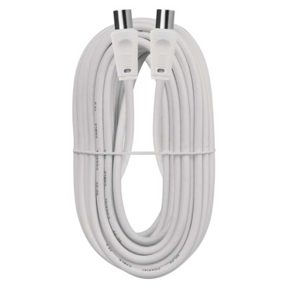Levně Emos koaxiální kabel Anténní koaxiální kabel stíněný 15m rovné vidlice