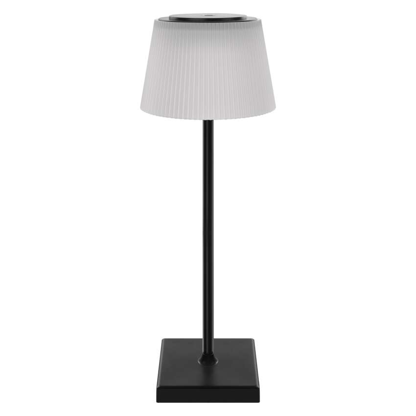 Emos LED stolní lampa Katie, nabíjecí, černá