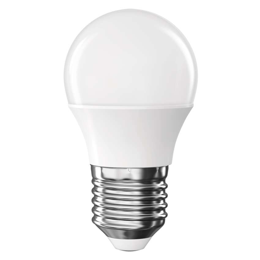 Emos LED žárovka Classic Mini Globe / E27 / 6,5 W (60 W) / 806 lm / teplá bílá