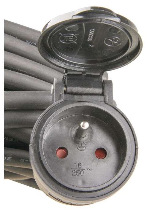 EMOS P01710 Prodlužovací kabel gumový spojka 3x1,5mm 10m