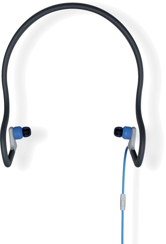ENERGY Earphones Sport 2 Blue, sportovní sluchátka s mikrofonem, 3,5mm jack, 93dB ± 3dB
