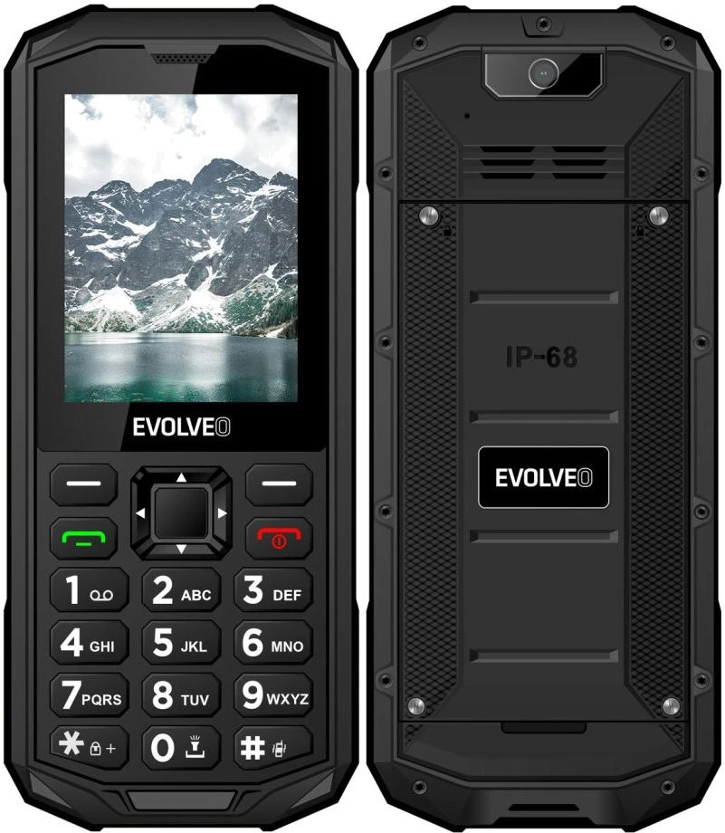 Evolveo mobilní telefon Strongphone X5 Black Grey