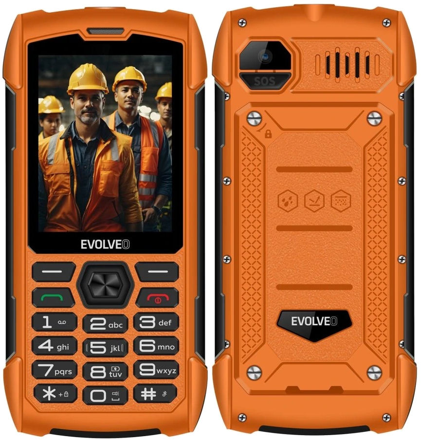 Evolveo mobilní telefon Strongphone H1 Orange