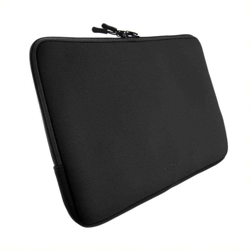 Neoprenové pouzdro FIXED Sleeve pro notebooky o úhlopříčce do 15,6", černé - FIXED Sleeve 15,6