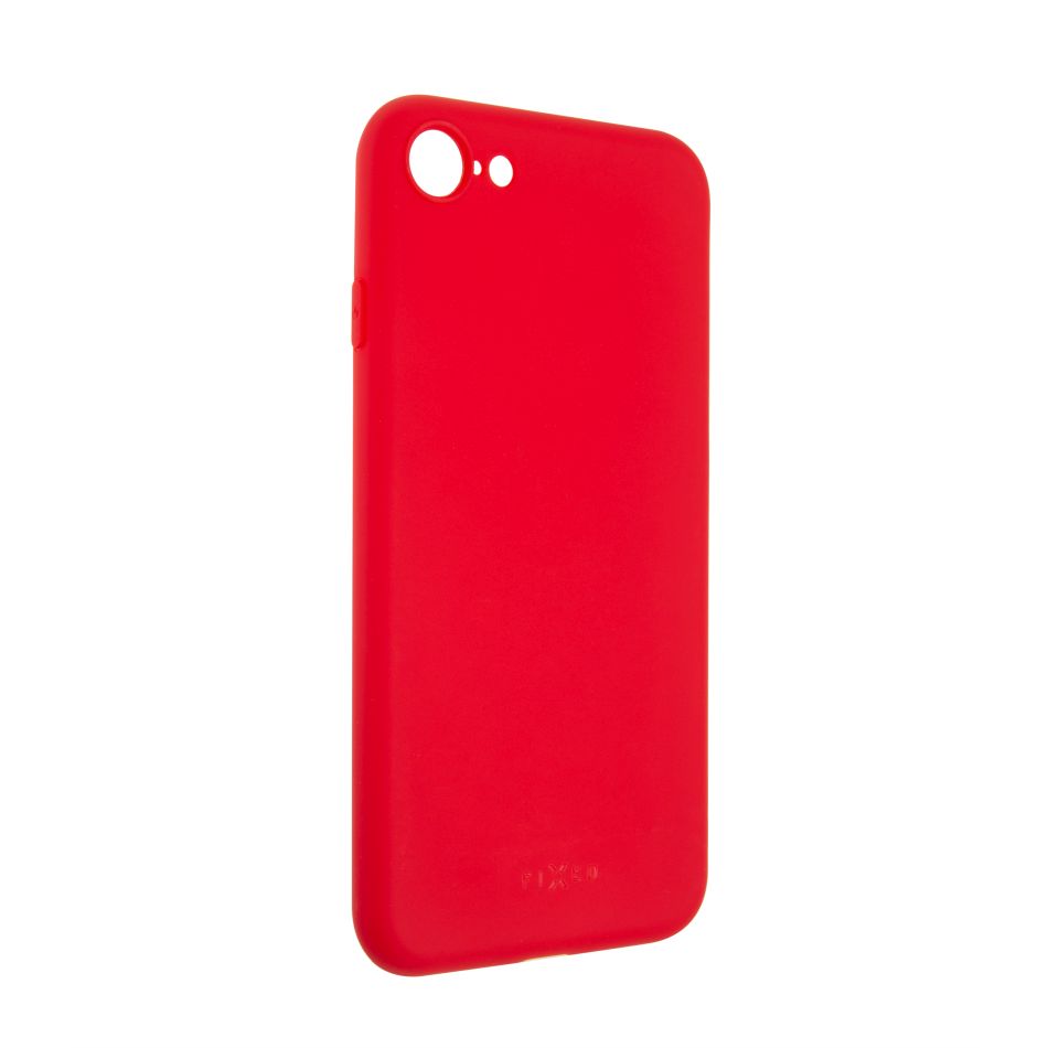 Zadní silikonový kryt FIXED Story pro iPhone 7/8/SE 2020, červený