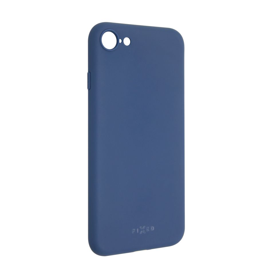 Zadní silikonový kryt FIXED Story pro iPhone 7/8/SE 2020, modrý