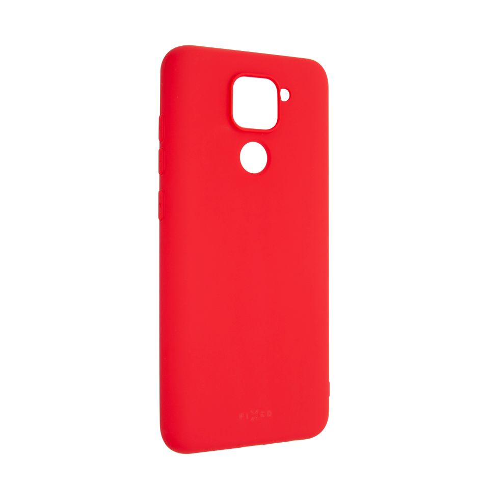 Levně Fixed pouzdro na mobil zadní pogumovaný kryt Story pro Xiaomi Redmi Note 9, červený