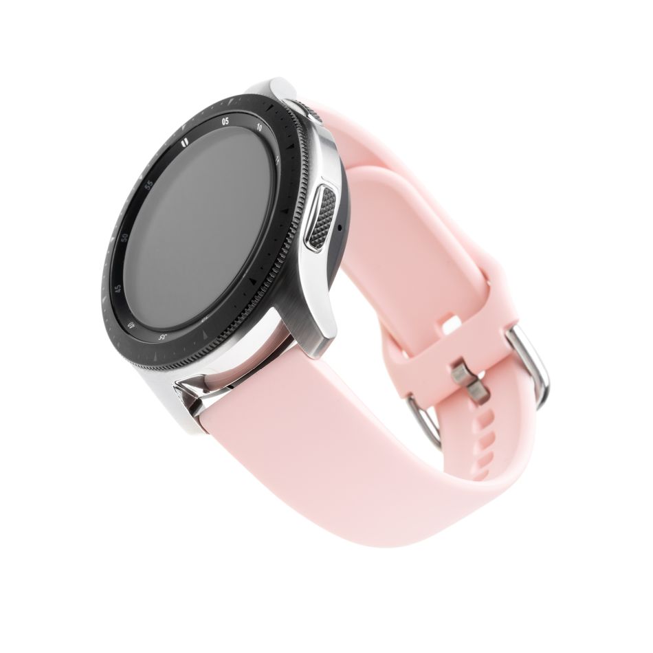 Řemínek FIXED Silicone Strap 20mm na smartwatch růžový (FIXSST-20MM-PI)