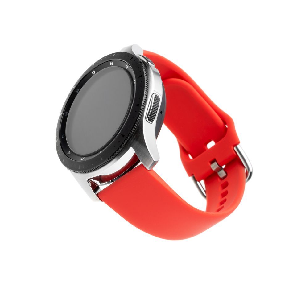FIXED Silicone Strap 20mm na smartwatch červený (FIXSST-20MM-RD)
