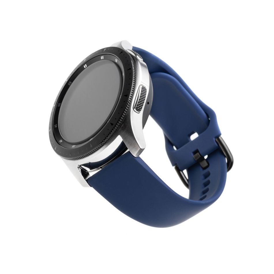 Řemínek FIXED Silicone Strap 22mm na smartwatch modrý (FIXSST-22MM-BL)