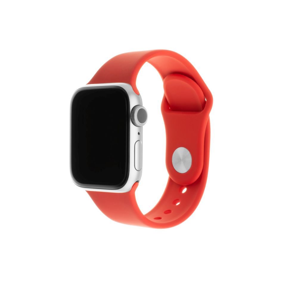 Řemínek FIXED Silicone Strap na Apple Watch 42 mm/44 mm červený (FIXSST-434-RD)