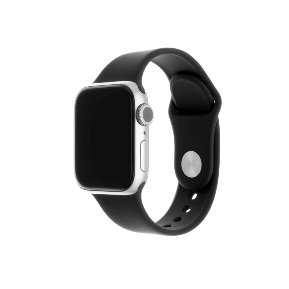 Řemínek FIXED Silicone Strap na Apple Watch 38 mm/40 mm černý (FIXSST-436-BK)