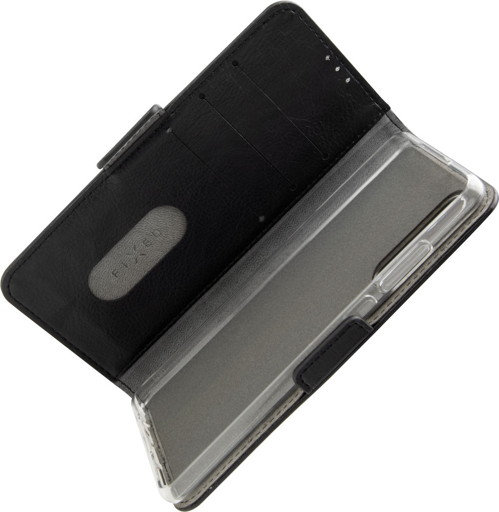 Pouzdro typu kniha FIXED Opus pro Motorola Edge 20 Lite, černé