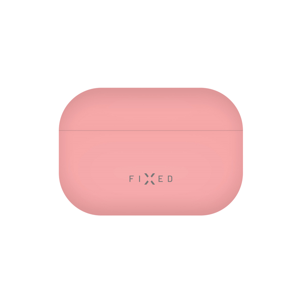 Levně pouzdro na mobil Ultratenké silikonové pouzdro Fixed Silky pro Apple Airpods, růžové