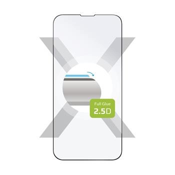 Ochranné tvrzené sklo FIXED Full-Cover pro iPhone 13 Mini, lepení přes celý displej, černé