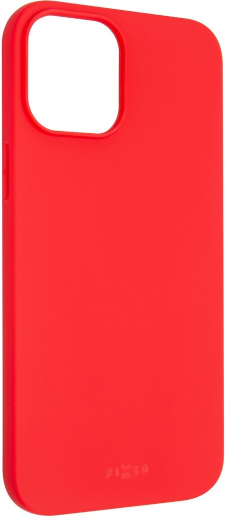 Zadní pogumovaný kryt FIXED Story pro Apple iPhone 13 Pro Max, červený
