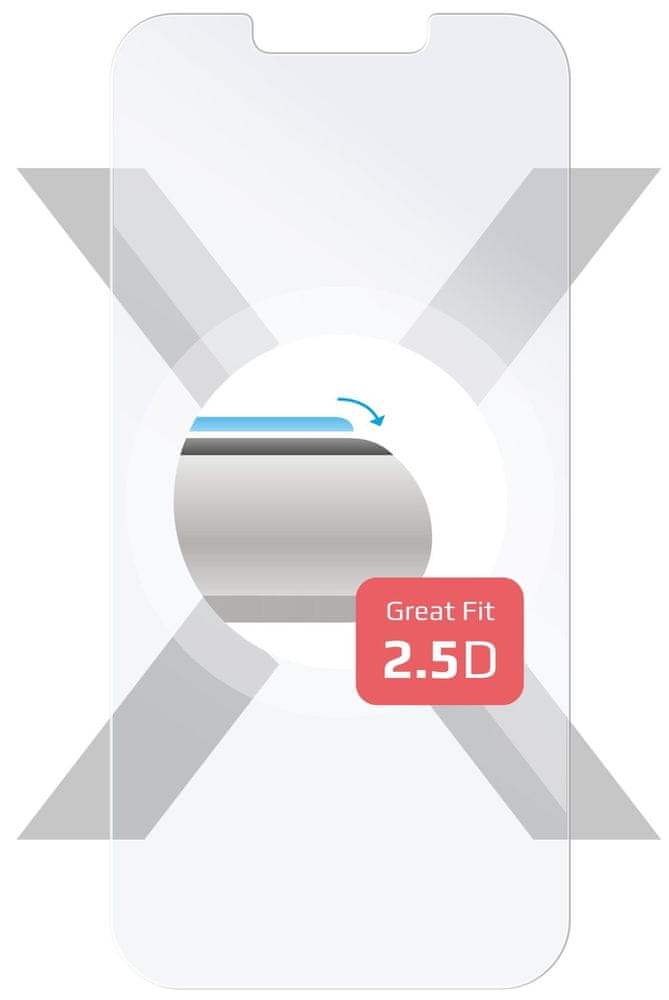 Ochranné tvrzené sklo FIXED pro Apple iPhone 13 Mini, čiré