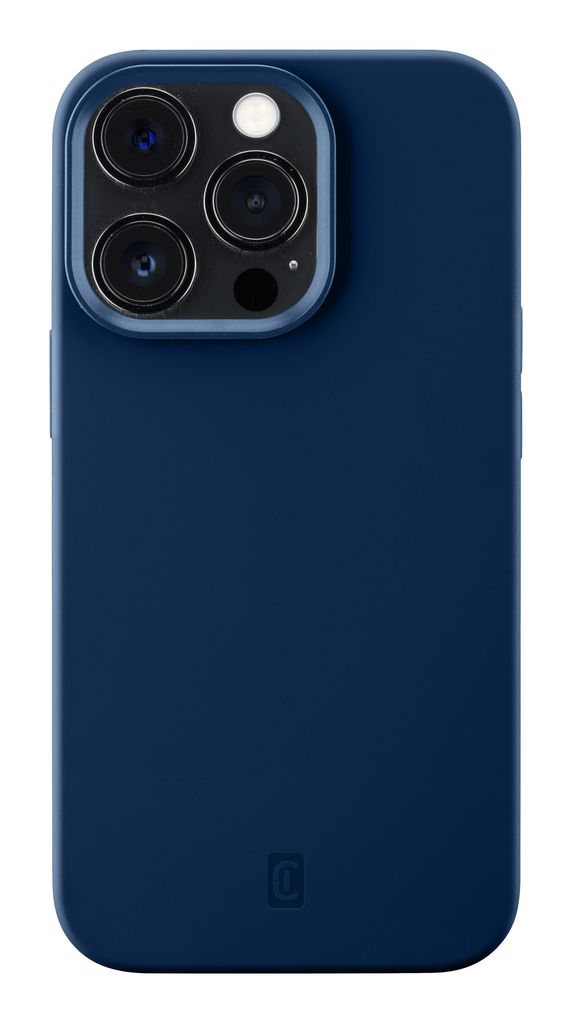 Levně pouzdro na mobil Ochranný silikonový kryt Cellularline Sensation pro Apple iPhone 13 Pro, modrý