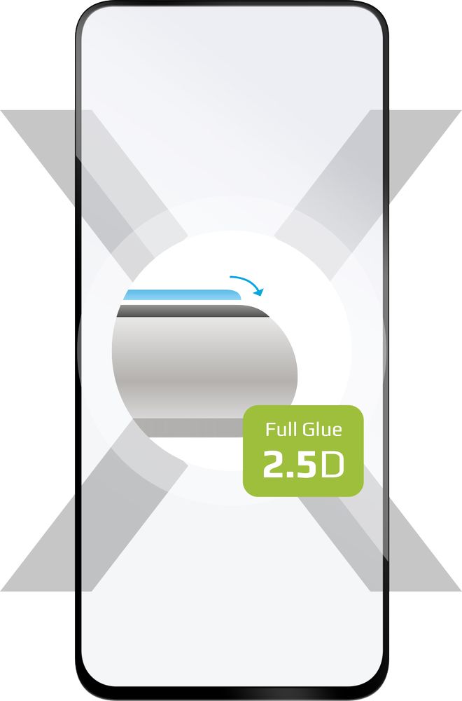 Levně tvrzené sklo pro mobilní telefon Ochranné tvrzené sklo Fixed Full-cover pro Huawei Nova 8i, lepení přes celý displej, černé