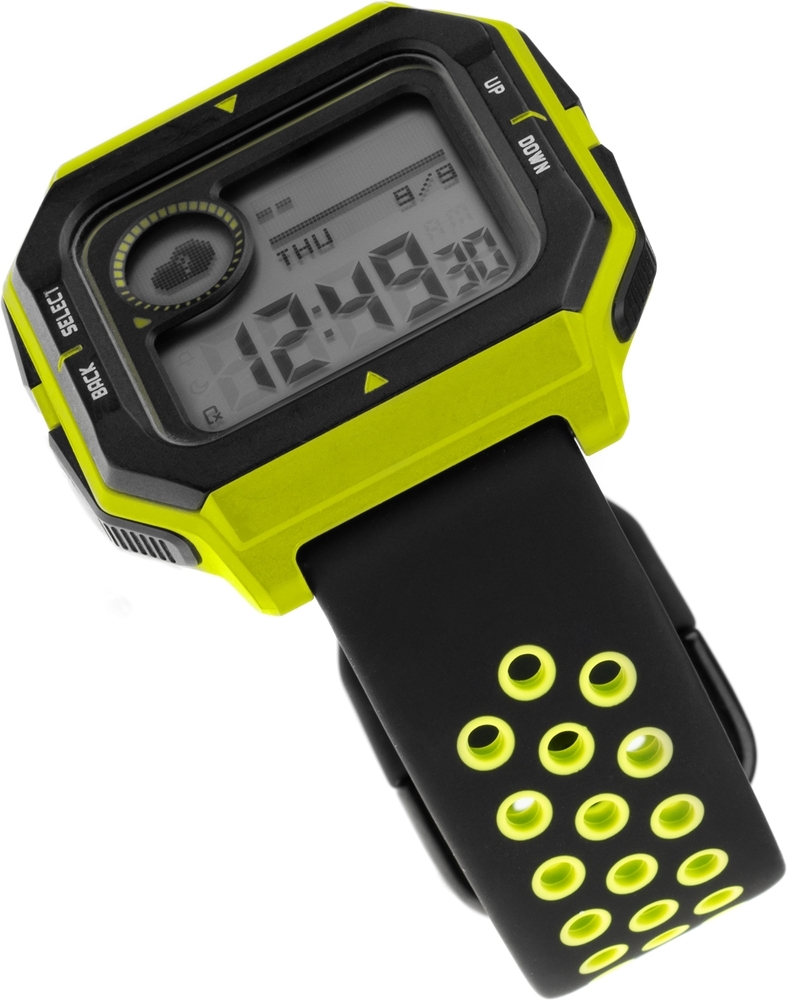 Silikonový řemínek FIXED Sport Silicone Strap s šířkou 20mm pro smartwatch, černolimetkový