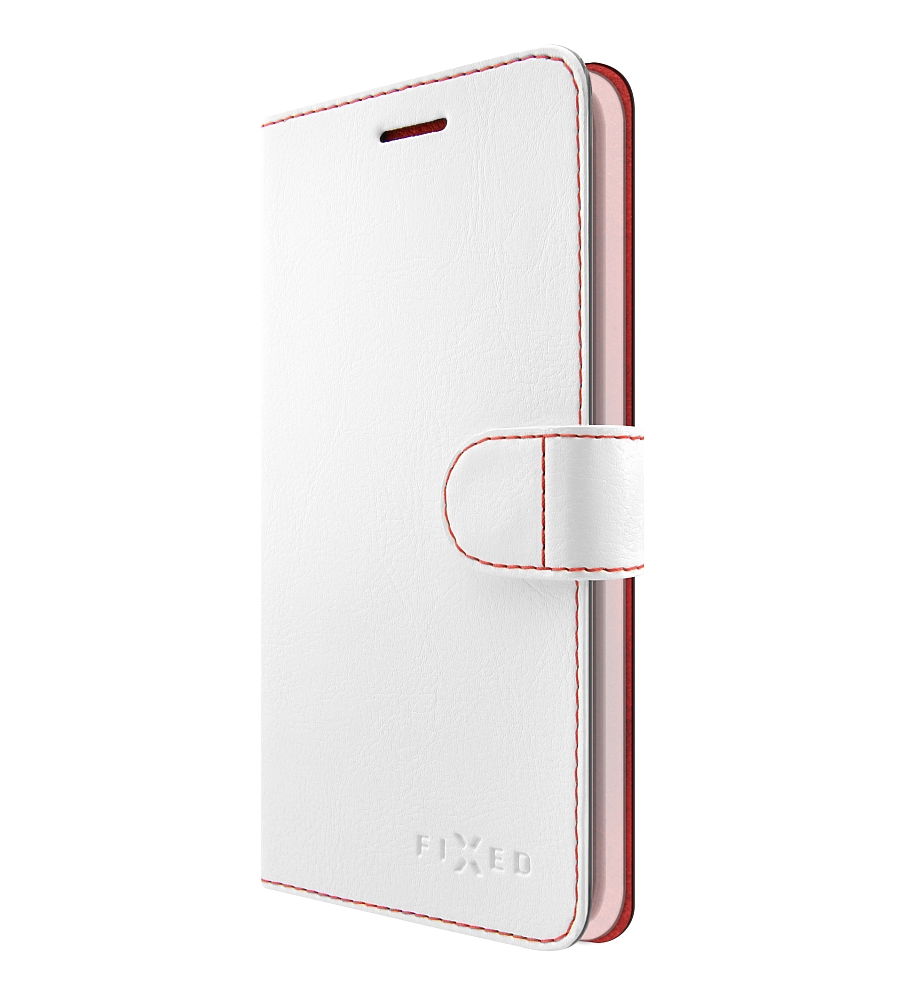 Levně pouzdro na mobil Pouzdro typu kniha Fixed Fit pro Huawei Y7, bílé