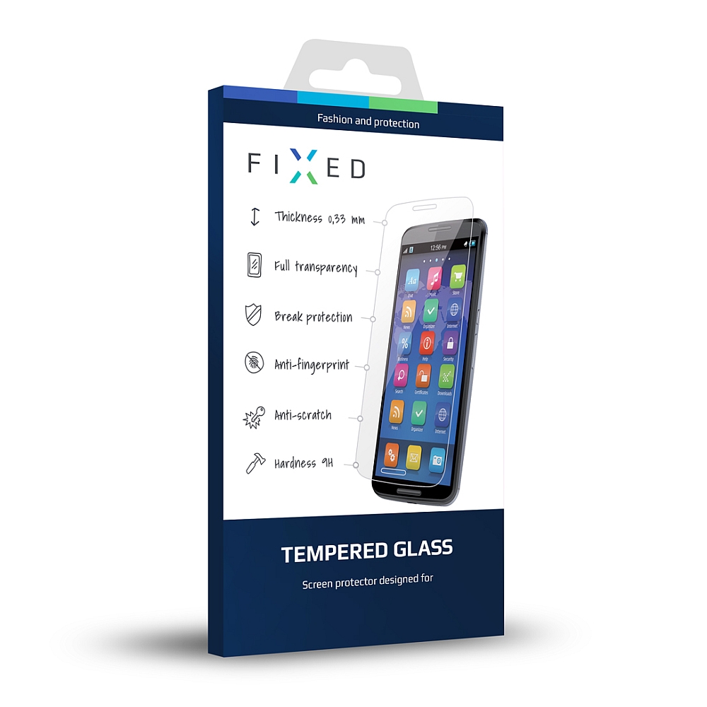 Levně tvrzené sklo pro mobilní telefon Ochranné tvrzené sklo Fixed pro Huawei Y7, 0.33 mm