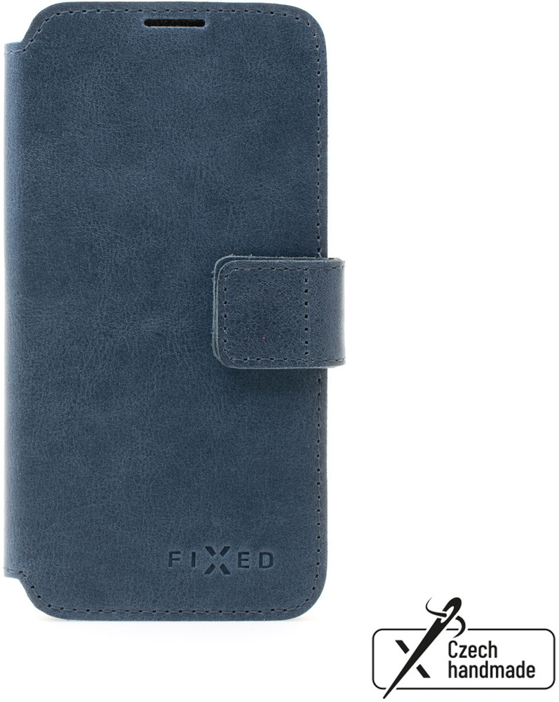 Kožené pouzdro typu kniha FIXED ProFit pro Samsung Galaxy M53 5G, modré