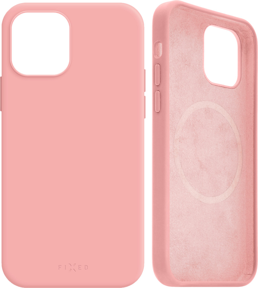 Levně pouzdro na mobil Zadní kryt Fixed Magflow s podporou Magsafe pro Apple iPhone 14 Plus, růžový