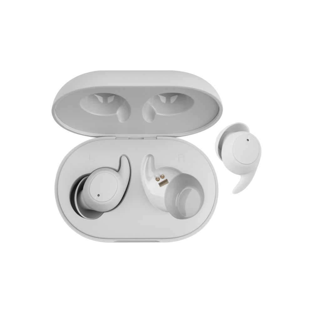 Levně Bezdrátová Tws sluchátka Fixed Buds Pro s Anc a bezdrátovým nabíjením, šedá