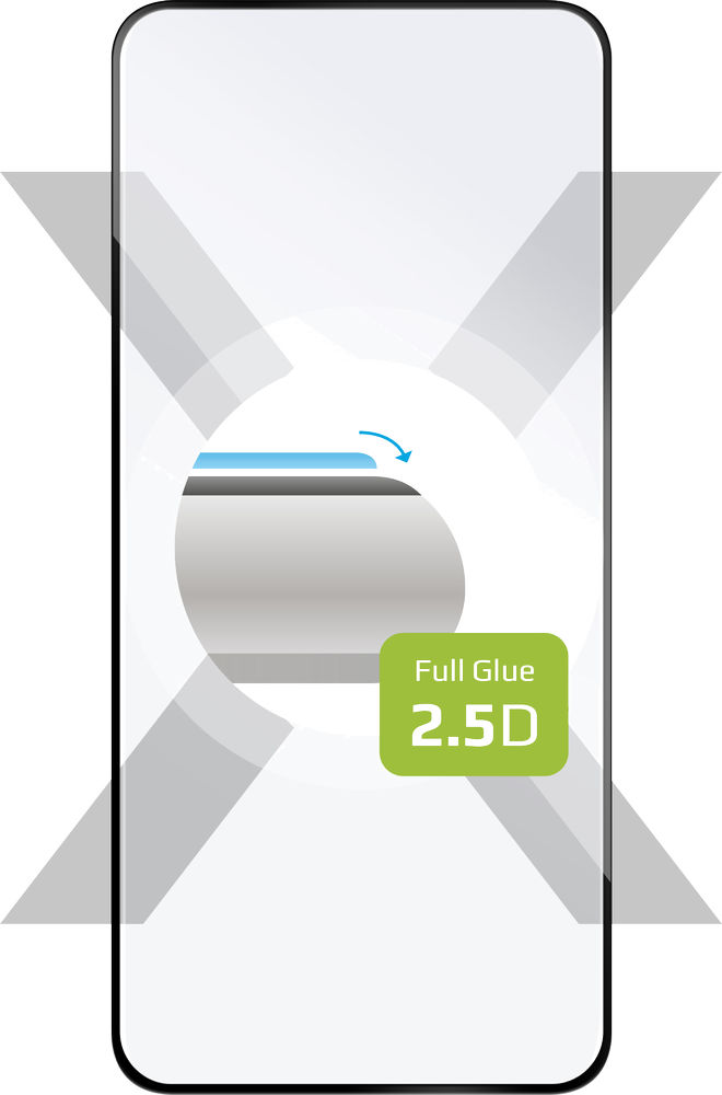 Ochranné tvrzené sklo FIXED Full-Cover pro Nothing phone (2), lepení přes celý displej, černé
