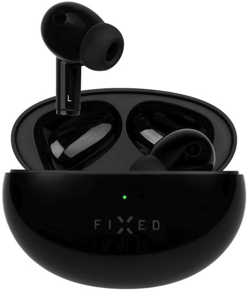 Bezdrátová TWS sluchátka FIXED Pods Pro s ANC a bezdrátovým nabíjením, černá