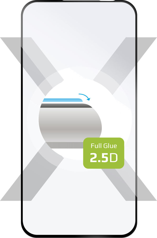 Levně tvrzené sklo pro mobilní telefon Ochranné tvrzené sklo Fixed Full-cover pro Asus Zenfone 10, lepení přes celý displej, černé