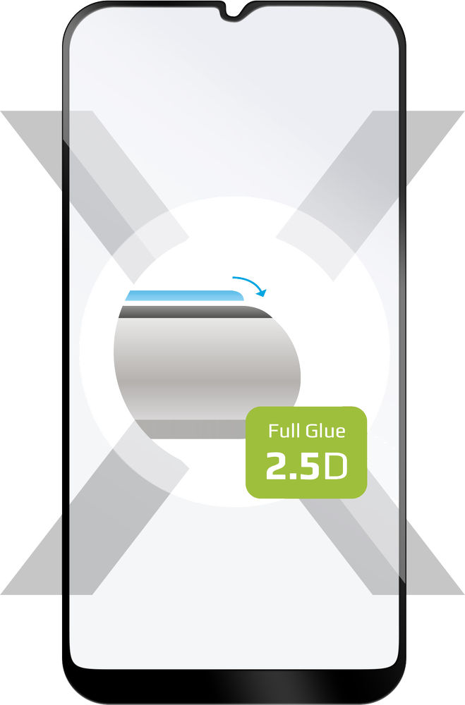 Levně tvrzené sklo pro mobilní telefon Ochranné tvrzené sklo Fixed Full-cover pro Nokia G42, lepení přes celý displej, černé