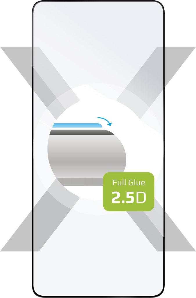 Levně Fixed tvrzené sklo pro mobilní telefon Full-cover tvrzené sklo pro Xiaomi Redmi Note 13 Pro 5G černé Fixgfa-1281-bk