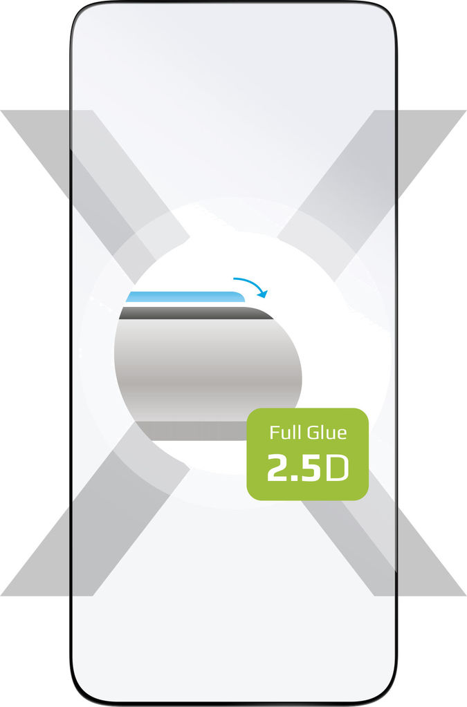 Ochranné tvrzené sklo FIXED Full-Cover pro Samsung Galaxy S24+, lepení přes celý displej, black