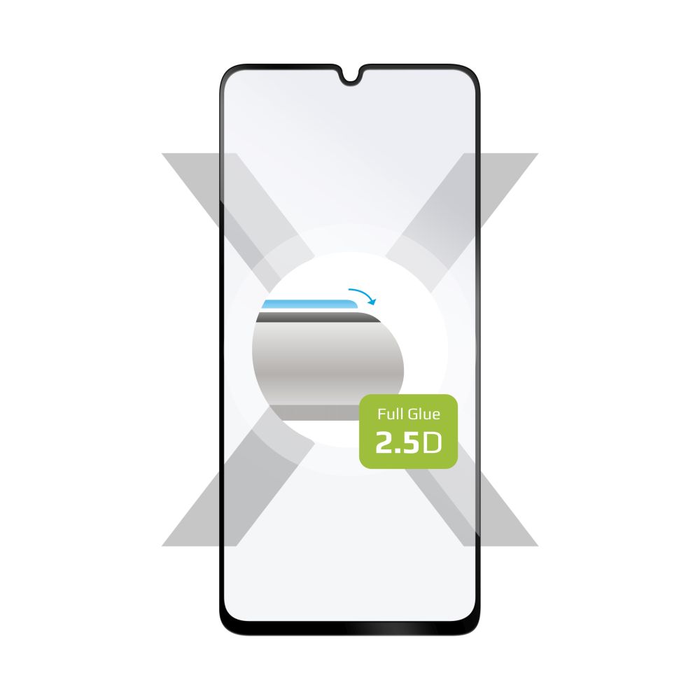 Levně Fixed tvrzené sklo pro mobilní telefon Full-cover tvrzené sklo pro Samsung Galaxy A25 5G Fixgfa-1261-bk