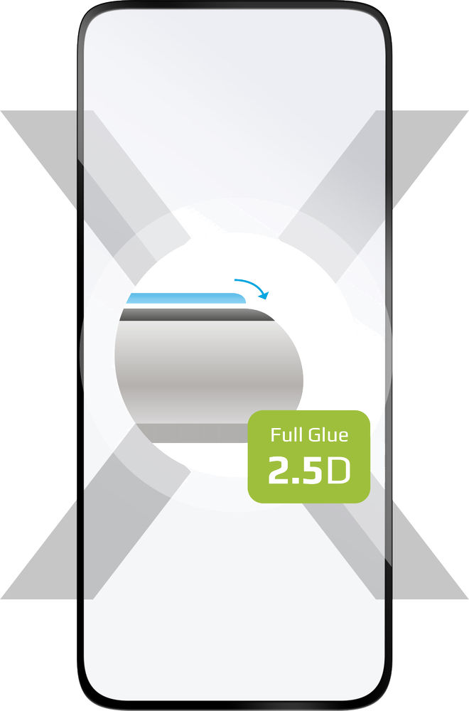 tvrzené sklo pro mobilní telefon Ochranné tvrzené sklo Fixed Full-cover pro Infinix Smart 8, lepení přes celý displej, černé