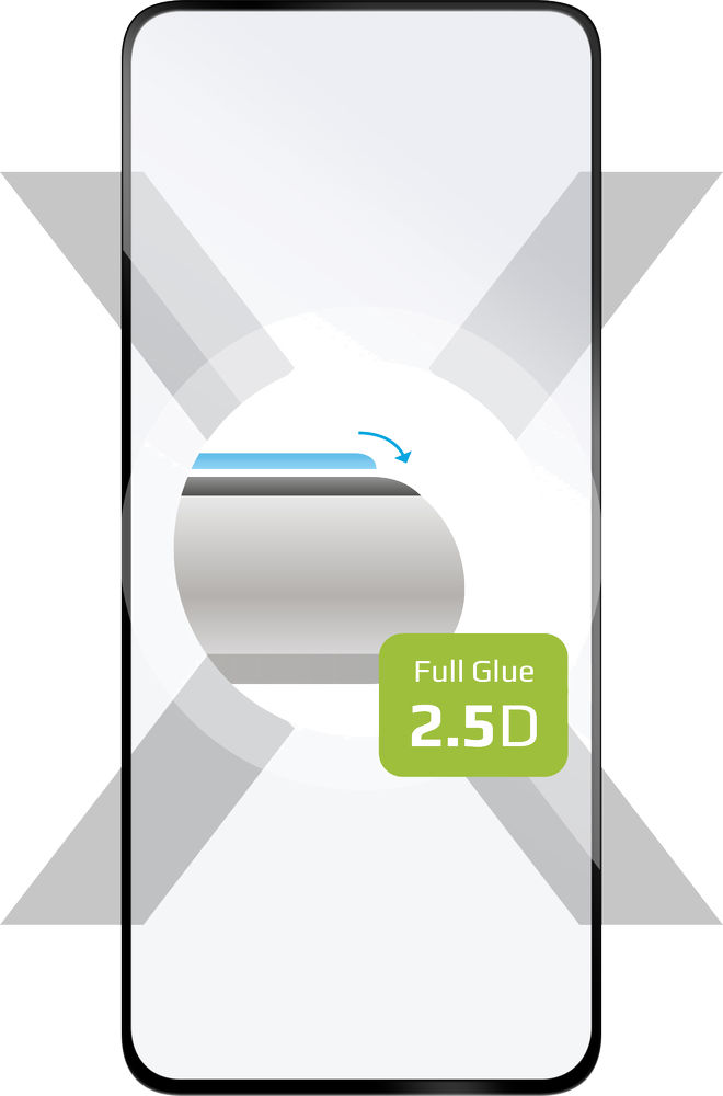 tvrzené sklo pro mobilní telefon Ochranné tvrzené sklo Fixed Full-cover pro Infinix Hot 40 5G, lepení přes celý displej, černé