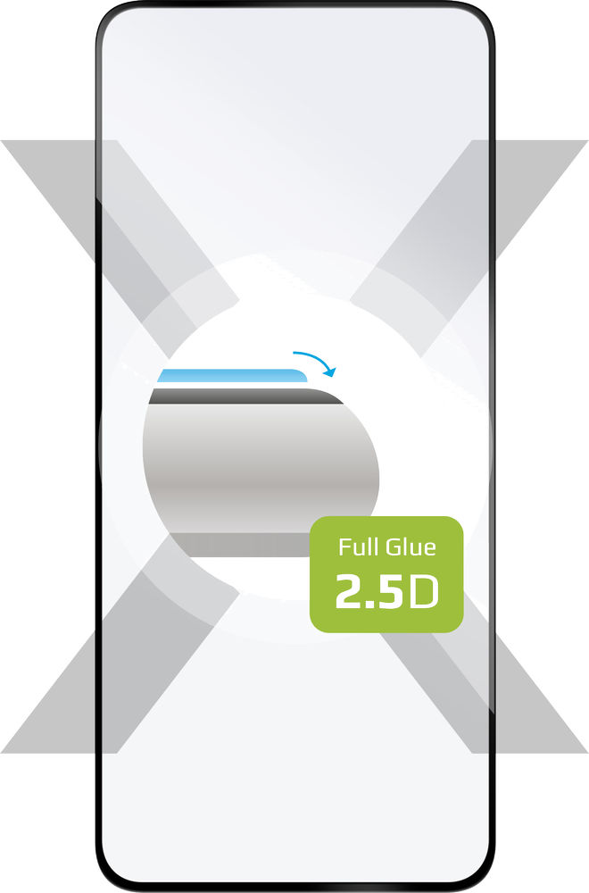 tvrzené sklo pro mobilní telefon Ochranné tvrzené sklo Fixed Full-cover pro Infinix Hot 40i, lepení přes celý displej, černé