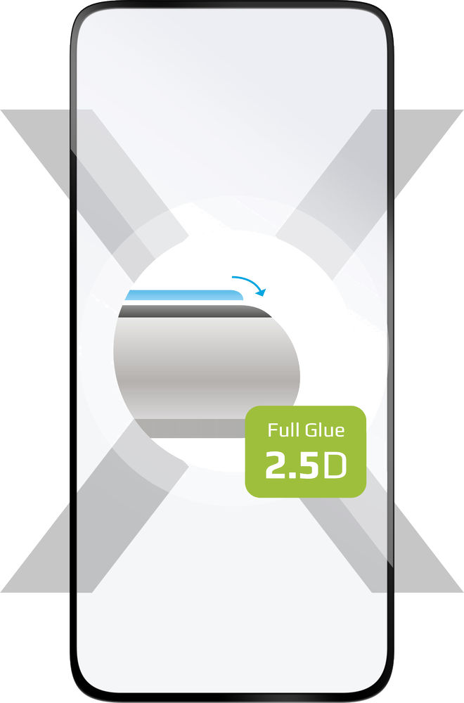 tvrzené sklo pro mobilní telefon Ochranné tvrzené sklo Fixed Full-cover pro Google Pixel 8a, lepení přes celý displej, černé