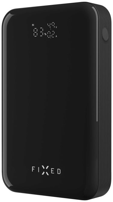 Powerbanka FIXED Zen 20 Pro s LCD displejem a výstupem 130W, 20 000 mAh, černá