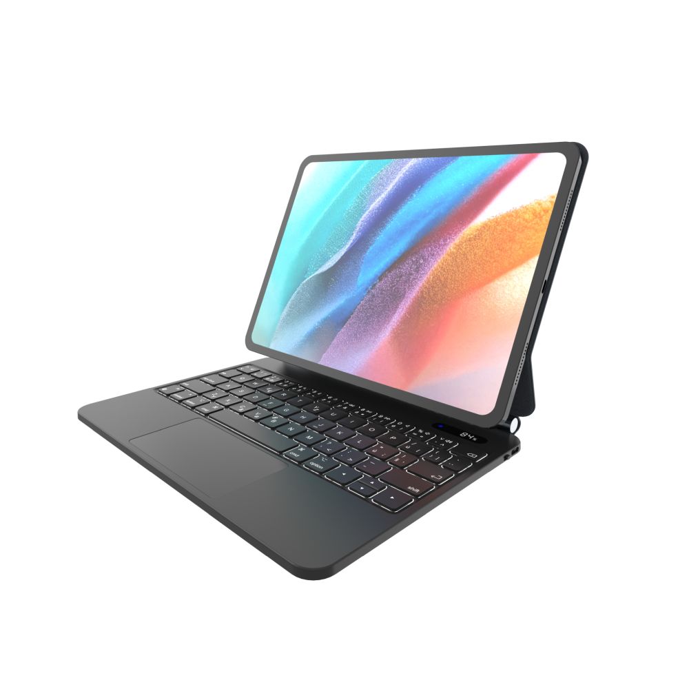 pouzdro na tablet Pouzdro s bezdrátovou klávesnicí s magnetickým uchycením Fixed Typee pro Apple iPad Pro 11" M4 2024, Cz, černé