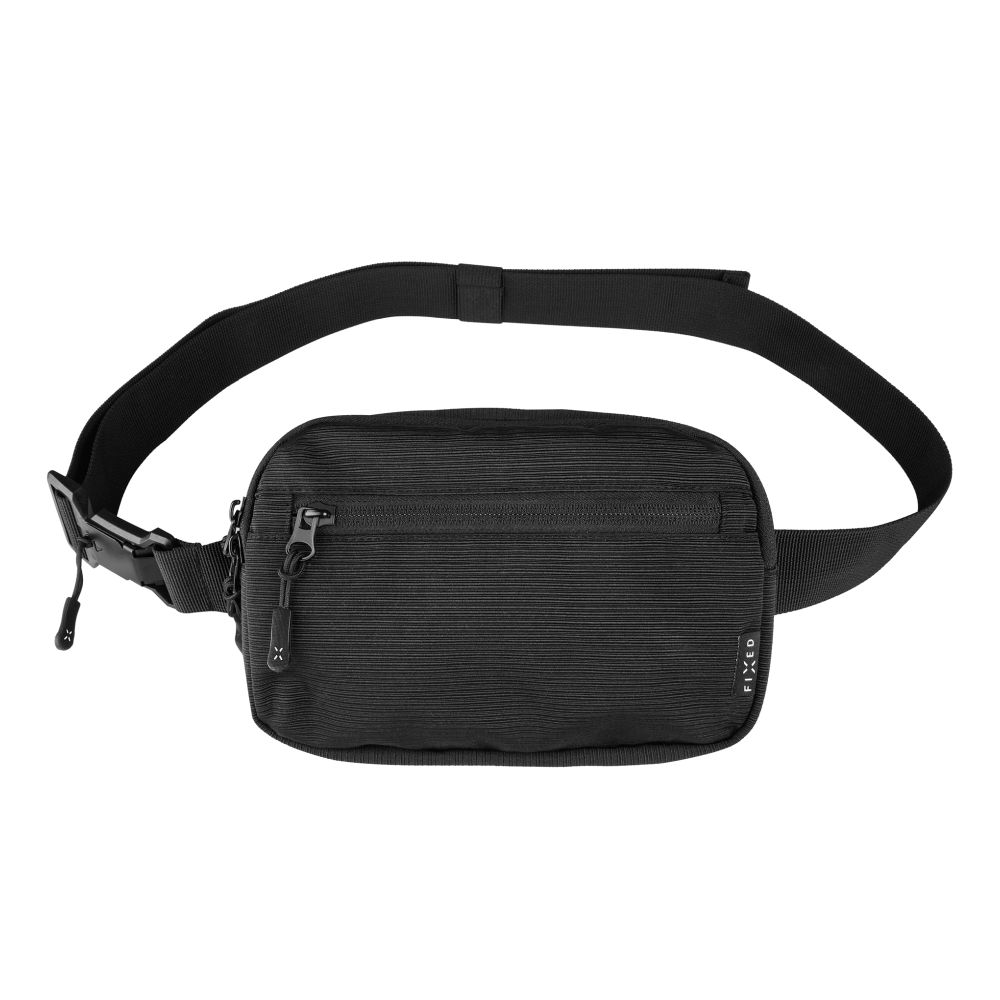 pouzdro na mobil Taštička okolo pasu s kapsami Fixed Camino Belt, černá