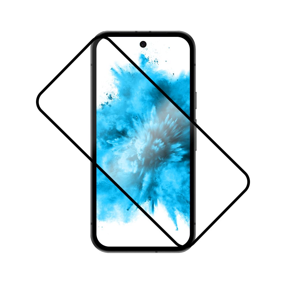 tvrzené sklo pro mobilní telefon Ochranné tvrzené sklo Fixed Full-cover pro Google Pixel 9a, černé
