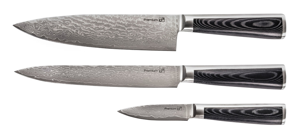 Sada nožů G21 Damascus Premium, Box, 3